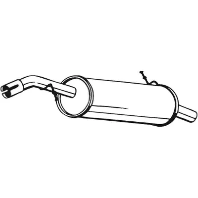 Zadnji izduvni lonac BOSAL BOS135-015 IC-9E50B9