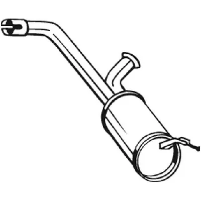 Zadnji izduvni lonac BOSAL BOS135-095 IC-C5D3AC