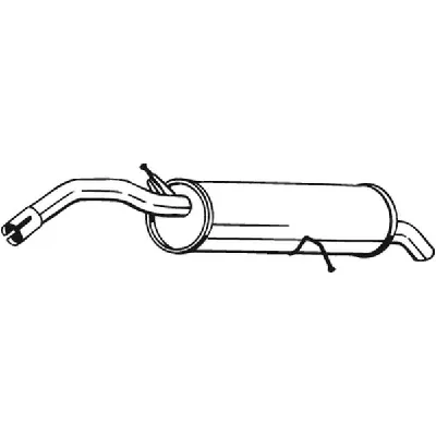 Zadnji izduvni lonac BOSAL BOS135-105 IC-C7011E