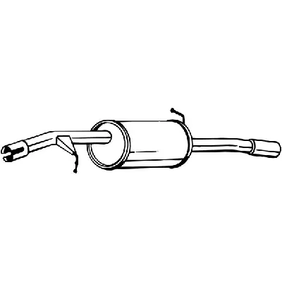 Zadnji izduvni lonac BOSAL BOS135-107 IC-D3E32D