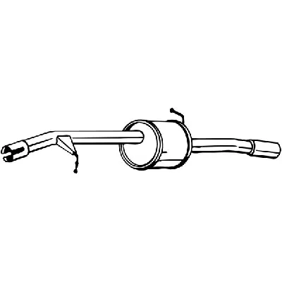 Zadnji izduvni lonac BOSAL BOS135-109 IC-D3E334