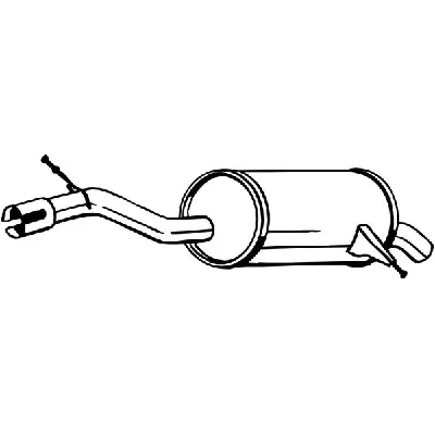 Zadnji izduvni lonac BOSAL BOS135-127 IC-DC64F1