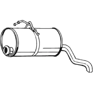 Zadnji izduvni lonac BOSAL BOS135-225 IC-434326