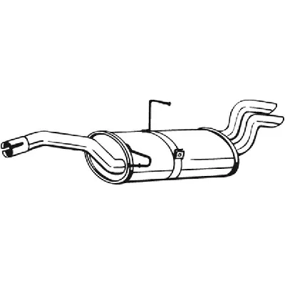 Zadnji izduvni lonac BOSAL BOS135-571 IC-9E50BC