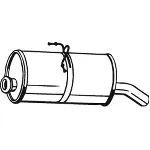 Zadnji izduvni lonac BOSAL BOS135-705 IC-B3AE24