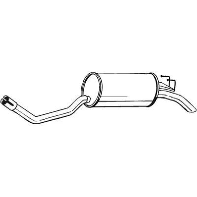 Zadnji izduvni lonac BOSAL BOS148-123 IC-A3ED07