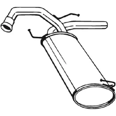 Zadnji izduvni lonac BOSAL BOS148-171 IC-C5A2DD