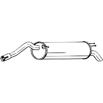 Zadnji izduvni lonac BOSAL BOS148-185 IC-D14397