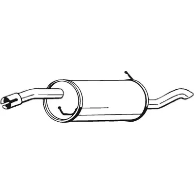 Zadnji izduvni lonac BOSAL BOS154-163 IC-B8B1EC