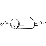 Zadnji izduvni lonac BOSAL BOS154-423 IC-B8B1F3