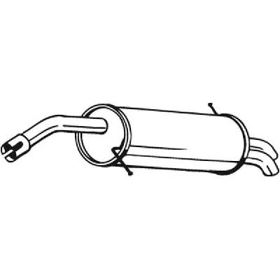 Zadnji izduvni lonac BOSAL BOS154-487 IC-E44C79