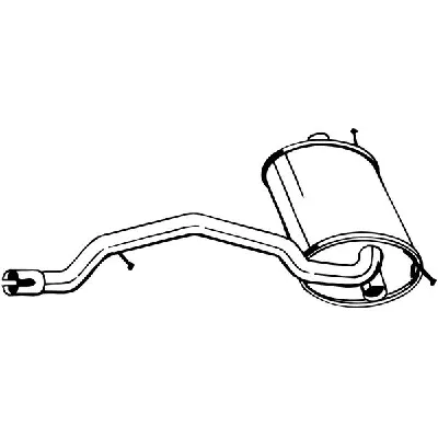 Zadnji izduvni lonac BOSAL BOS154-491 IC-D3E33A