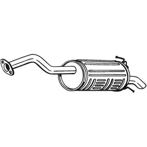 Zadnji izduvni lonac BOSAL BOS163-055 IC-C5D3B1
