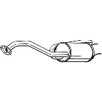 Zadnji izduvni lonac BOSAL BOS163-057 IC-C5D3B2