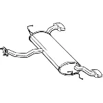 Zadnji izduvni lonac BOSAL BOS165-003 IC-C40734