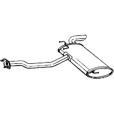 Zadnji izduvni lonac BOSAL BOS165-107 IC-E1A8C5