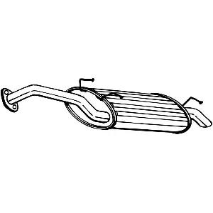 Zadnji izduvni lonac BOSAL BOS165-153 IC-B7188B