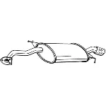 Zadnji izduvni lonac BOSAL BOS177-003 IC-B8B20D