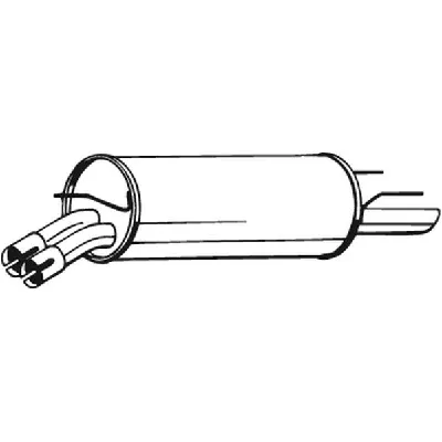 Zadnji izduvni lonac BOSAL BOS185-011 IC-434821