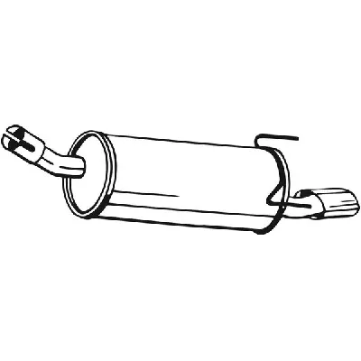 Zadnji izduvni lonac BOSAL BOS185-133 IC-C4074C