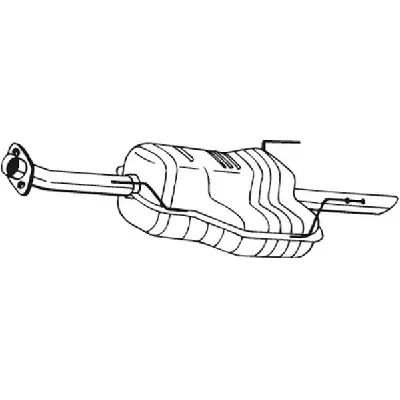 Zadnji izduvni lonac BOSAL BOS185-155 IC-A65245