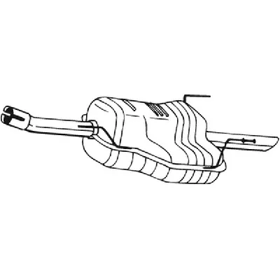 Zadnji izduvni lonac BOSAL BOS185-167 IC-C4074D