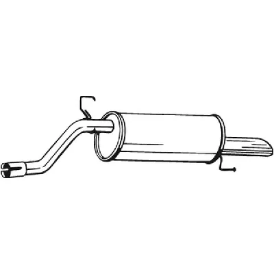 Zadnji izduvni lonac BOSAL BOS185-181 IC-C5A2E2