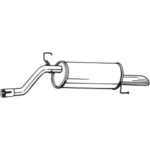 Zadnji izduvni lonac BOSAL BOS185-313 IC-D3E340