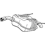 Zadnji izduvni lonac BOSAL BOS185-461 IC-B37895