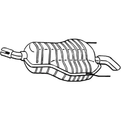 Zadnji izduvni lonac BOSAL BOS185-469 IC-B8B214