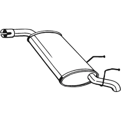 Zadnji izduvni lonac BOSAL BOS185-665 IC-BC0325