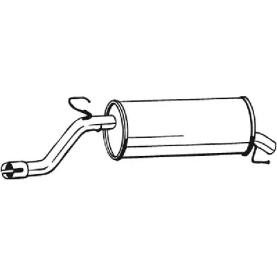 Zadnji izduvni lonac BOSAL BOS185-683 IC-B9F172