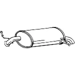 Zadnji izduvni lonac BOSAL BOS190-043 IC-C4075C