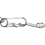 Zadnji izduvni lonac BOSAL BOS190-169 IC-B2EAD0