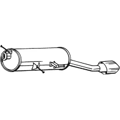 Zadnji izduvni lonac BOSAL BOS190-169 IC-B2EAD0