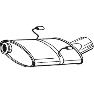 Zadnji izduvni lonac BOSAL BOS190-317 IC-454785