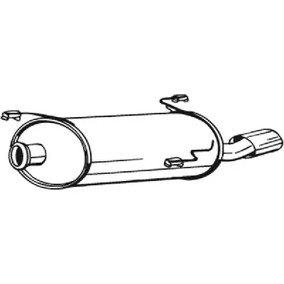 Zadnji izduvni lonac BOSAL BOS190-693 IC-434868