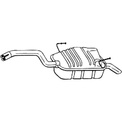 Zadnji izduvni lonac BOSAL BOS190-905 IC-AF28CF