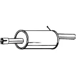 Zadnji izduvni lonac BOSAL BOS200-063 IC-D832FE