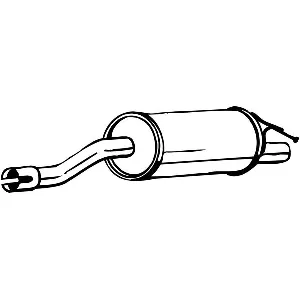 Zadnji izduvni lonac BOSAL BOS200-091 IC-E4A3D5