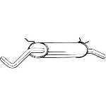 Zadnji izduvni lonac BOSAL BOS200-229 IC-434929
