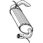 Zadnji izduvni lonac BOSAL BOS211-395 IC-868583