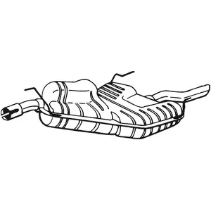 Zadnji izduvni lonac BOSAL BOS215-001 IC-9DBEA2