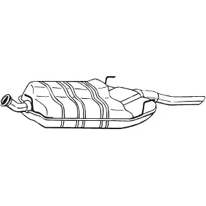 Zadnji izduvni lonac BOSAL BOS215-831 IC-454896