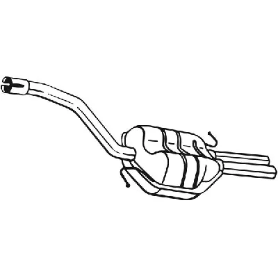 Zadnji izduvni lonac BOSAL BOS220-027 IC-F4C834