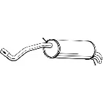 Zadnji izduvni lonac BOSAL BOS220-035 IC-D91BEB