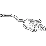 Zadnji izduvni lonac BOSAL BOS220-469 IC-C4077B