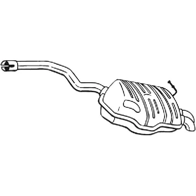 Zadnji izduvni lonac BOSAL BOS220-469 IC-C4077B