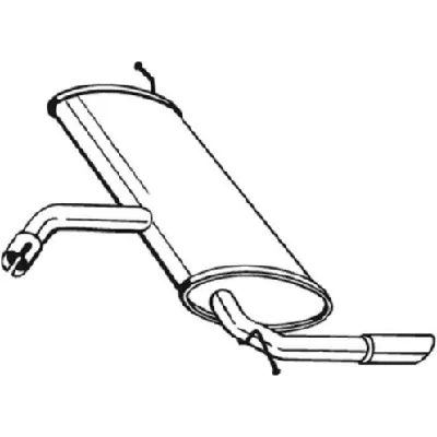 Zadnji izduvni lonac BOSAL BOS227-039 IC-C6DED9