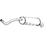 Zadnji izduvni lonac BOSAL BOS227-051 IC-C70125